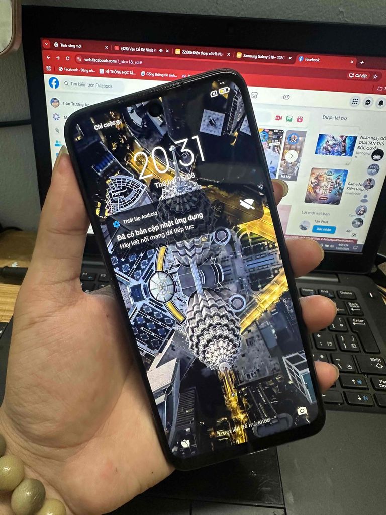 redmi 10 cũ dùng bth. Mua bán Điện thoại tại Quận Hoàng Mai Hà Nội được đăng bởi TĐT hình 1