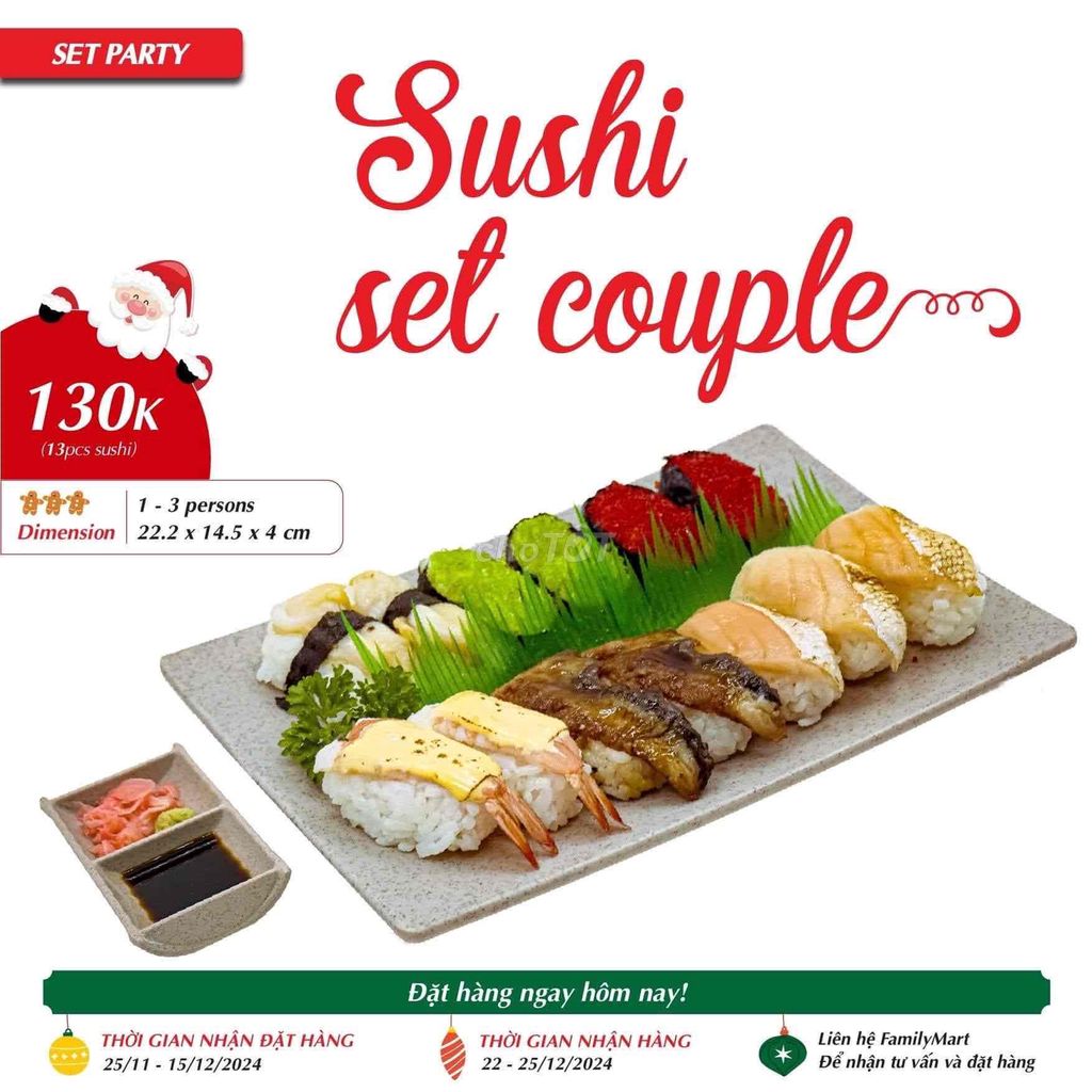 Sushi set couple