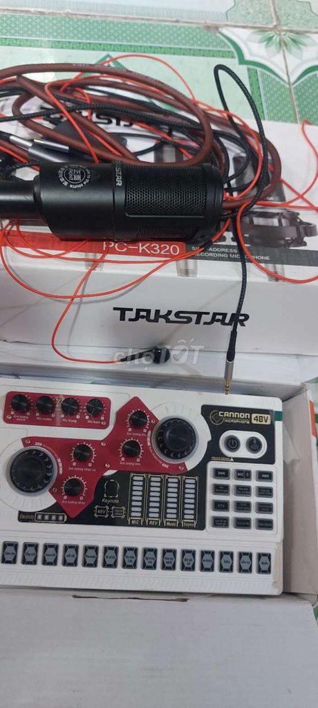 Sound card Takstar X5 K300 LT15 Đã sử dụng. Mua bán Tivi, Âm thanh tại Huyện Bình Chánh Tp Hồ Chí Minh được đăng bởi Võ Văn Lộc hình 1