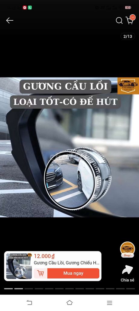 gương cầu lồi ô tô. Mua bán Phụ tùng xe tại Huyện Gia Lâm Hà Nội được đăng bởi Hoang gia khánh hình 1