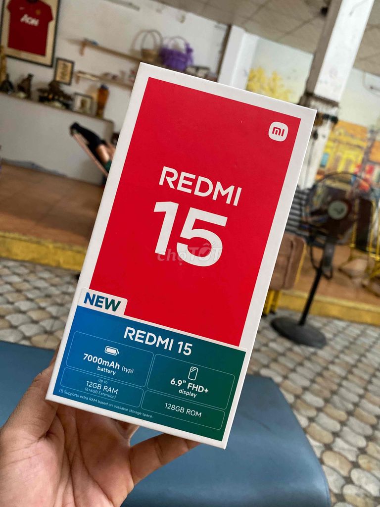Xiaomi Redmi 15 128GB Đen. Mua bán Điện thoại tại Quận Bình Tân Tp Hồ Chí Minh được đăng bởi Duy anh hình 1