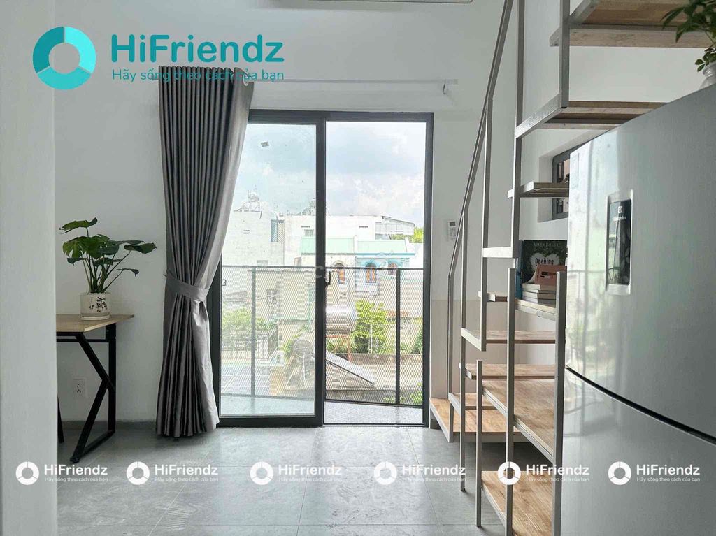 Duplex ban công full nội thất Đường hoàng hữu nam Khu CNC Làng đại học