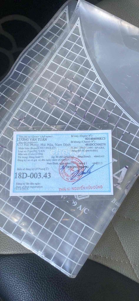 Chevrolet Spark 2015 LTZ 1.0 AT Zest - 13000 km. Mua bán Ô tô tại Quận Kiến An Hải Phòng được đăng bởi Tivi Hữu Giáp hình 4