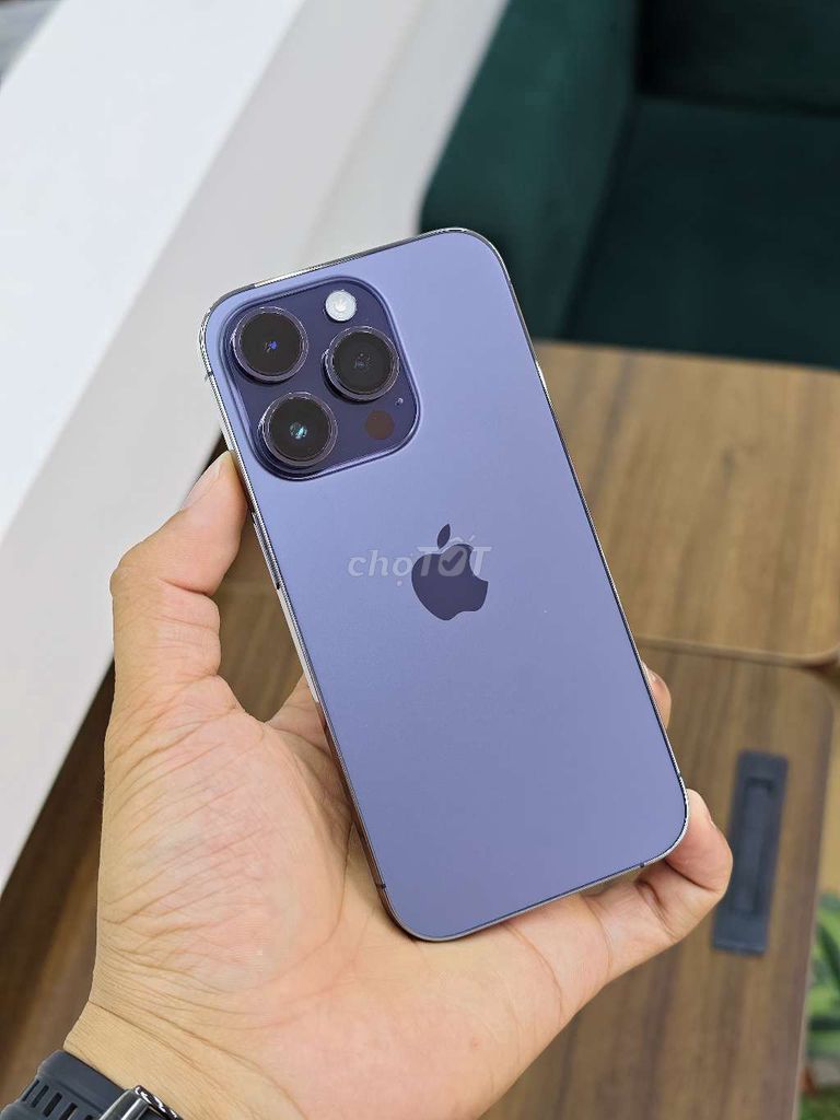 🍎IPHONE 14PRO 512GB TÍM HÌNH THỨC ĐẸP 98% P100👇. Mua bán Điện thoại tại Quận Hải An Hải Phòng được đăng bởi 98 Ngô Gia Tự Hoàng Dũng Mobile Ngã 3 Văn Cao hình 1