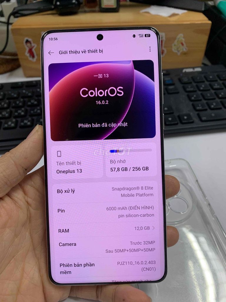 OnePlus 13 256GB Trắng. Mua bán Điện thoại tại Huyện Trảng Bom Đồng Nai được đăng bởi HSE hình 1