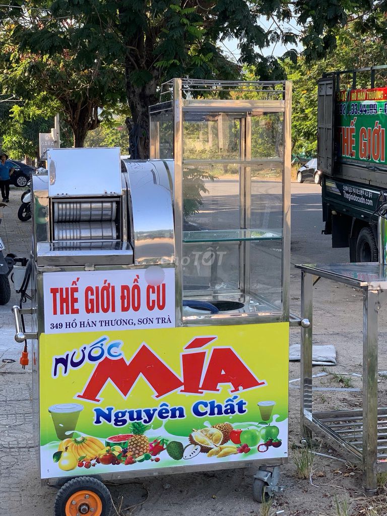 Xe nước mía Thép không gỉ. Mua bán Đồ chuyên dụng, Giống nuôi trồng tại Quận Sơn Trà Đà Nẵng được đăng bởi Thế Giới Đồ Cũ Đà Nẵng hình 1