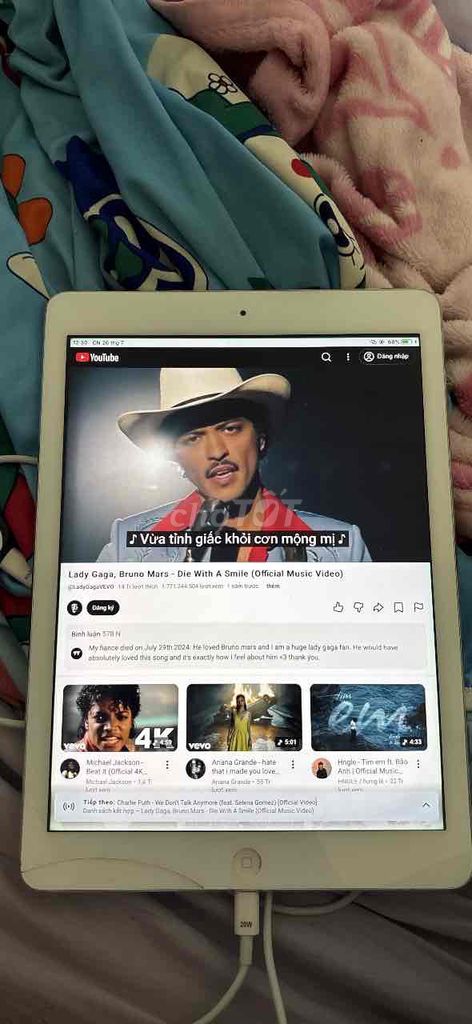 Apple iPad Air 1 16GB Bạc. Mua bán Máy tính bảng tại Quận Bắc Từ Liêm Hà Nội được đăng bởi Nguyễn Gia Hoàng Anh hình 1