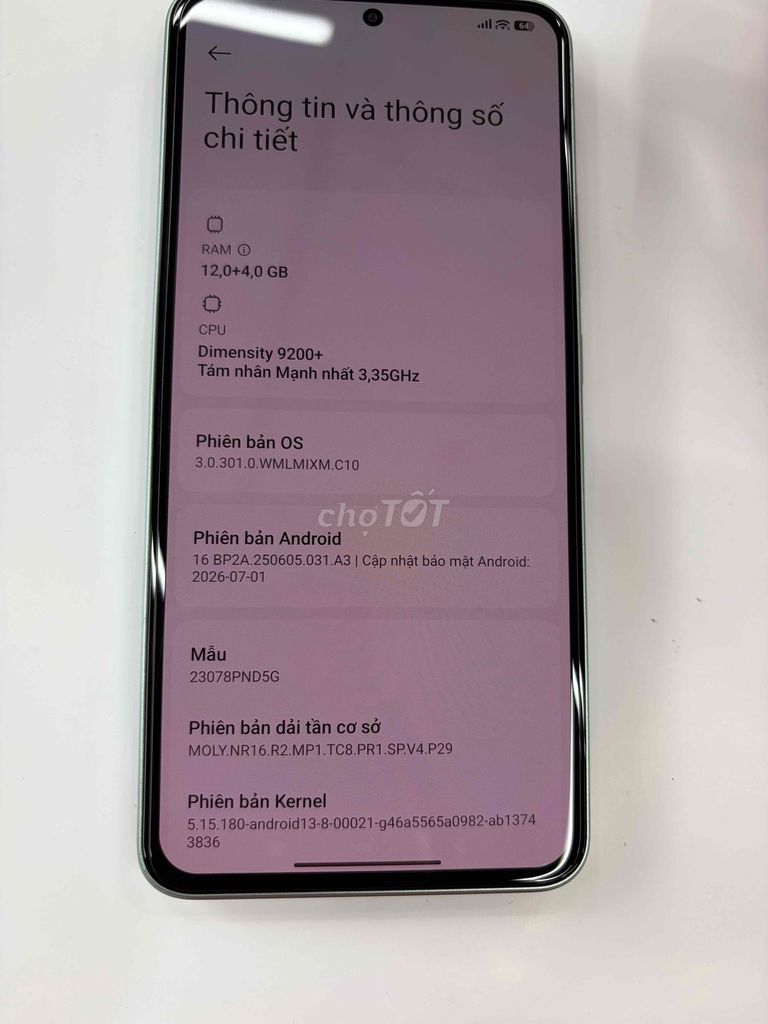 Xiaomi 13T Pro 256GB Xanh Like New. Mua bán Điện thoại tại Thành phố Bà Rịa Bà Rịa - Vũng Tàu được đăng bởi Nghĩa Nguyễn Tông hình 1