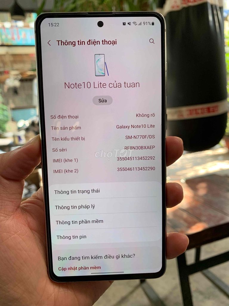 Samsung Note 10 Lite 8GB/128GB Đa sắc. Mua bán Điện thoại tại Quận 7 Tp Hồ Chí Minh được đăng bởi tuấn hình 1