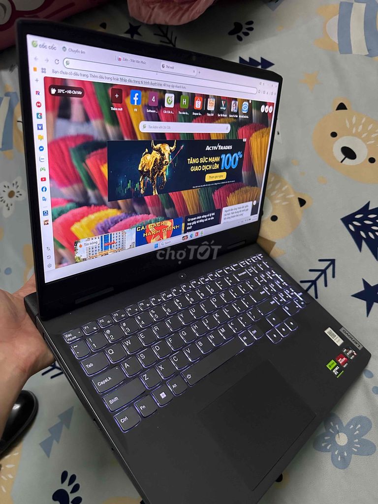Lenovo Ideapad Gaming 3 2023 Ryzen R5-7535HS. Mua bán Laptop tại Thành phố Thủ Đức Tp Hồ Chí Minh được đăng bởi Phúc Phít hình 1