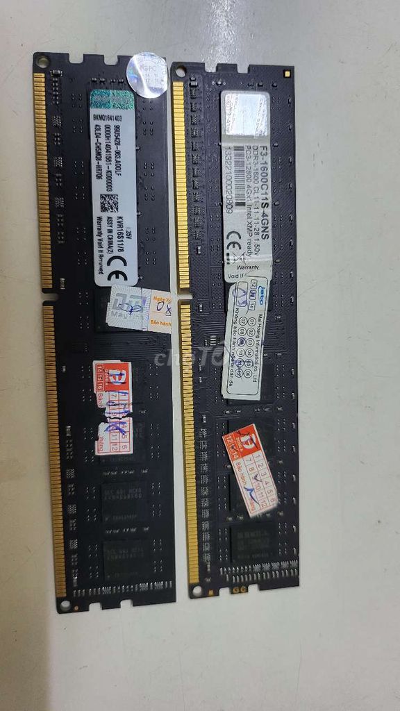 RAM DDR3 1600MHz 12GB Đen. Mua bán Linh kiện (RAM, Card...) tại Quận Nam Từ Liêm Hà Nội được đăng bởi Đại Nguyễn hình 1