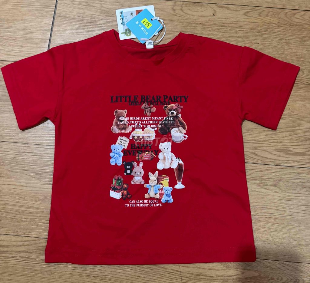 Áo thun bé trai KIDS Đỏ động vật. Mua bán Mẹ và bé tại Thành phố Vũng Tàu Bà Rịa - Vũng Tàu được đăng bởi Xanh Rêu hình 1