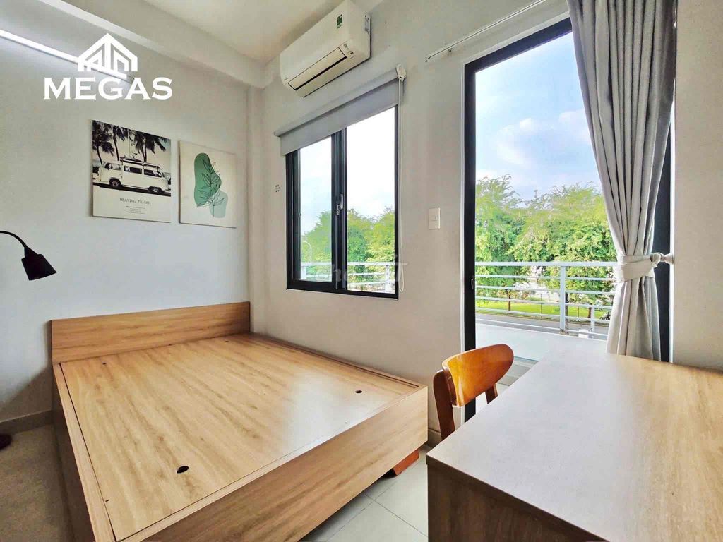 Studio ban công siêu mới 100% đi bộ qua Lotte Mart