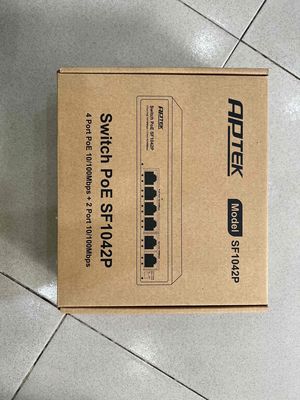 Cần bán Switch APTEK SF1042P 4-Port 10/100Mbps PoE
