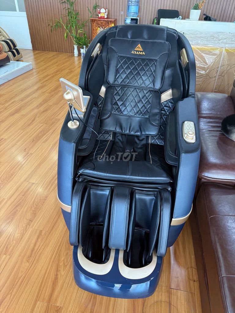 Ghế massage ASAMA AS 500 Silicon Đen, Vàng đồng. Mua bán Bàn ghế tại Quận Ninh Kiều Cần Thơ được đăng bởi Thảo Sương ASAMA hình 1