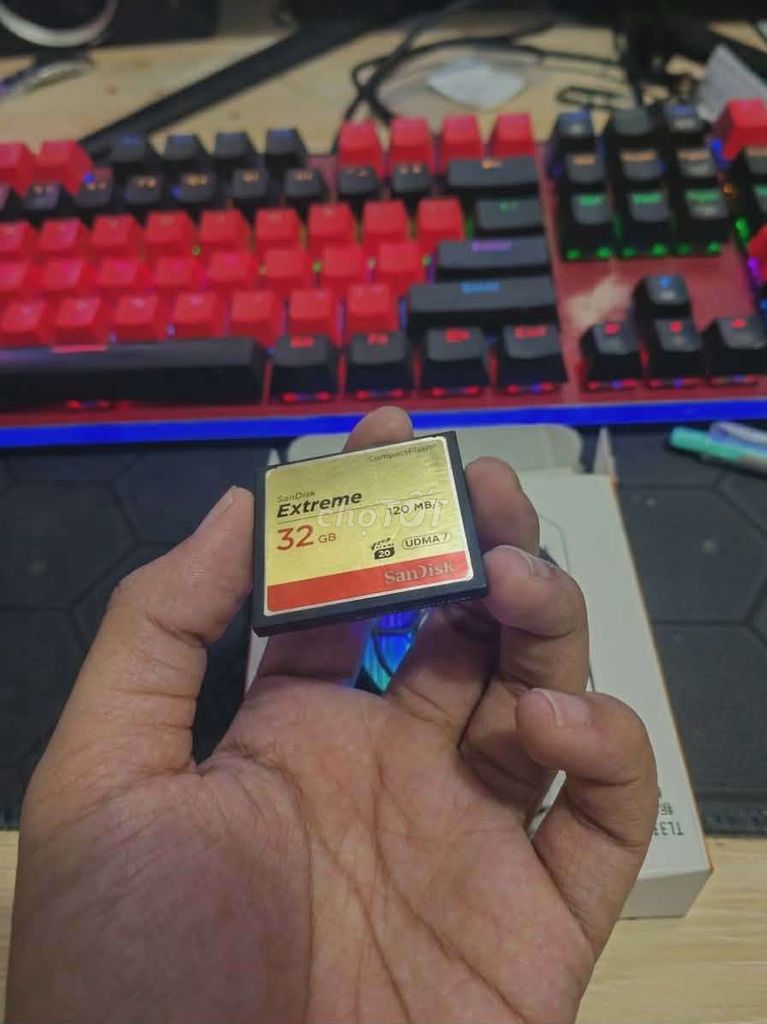 Thẻ nhớ CF Sandisk 32GB 120MB/s. Mua bán Phụ kiện (Màn hình, Chuột...) tại Quận Gò Vấp Tp Hồ Chí Minh được đăng bởi Nguyen hau hình 1