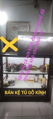 Kệ tủ gỗ kính. Mua bán Tủ, kệ gia đình tại Quận Bình Tân Tp Hồ Chí Minh được đăng bởi Đồ Xưa Cũ