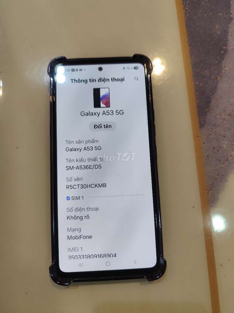 Samsung Galaxy A53 5G Đen. Mua bán Điện thoại tại Quận Hải Châu Đà Nẵng được đăng bởi  Trà Phan hình 1