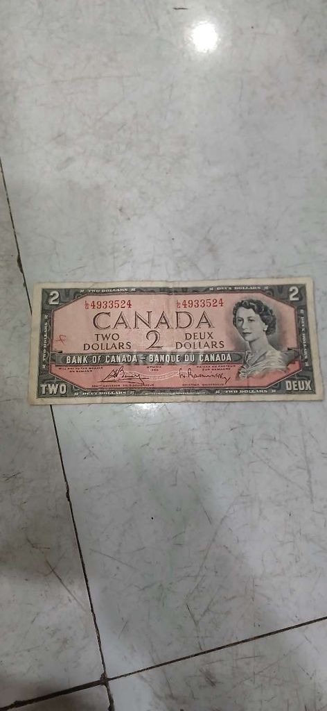 Tiền giấy Canada 2 Dollars 1954 Sưu tầm. Mua bán Đồ sưu tầm, đồ cổ tại Quận Tân Bình Tp Hồ Chí Minh được đăng bởi Thành hình 1