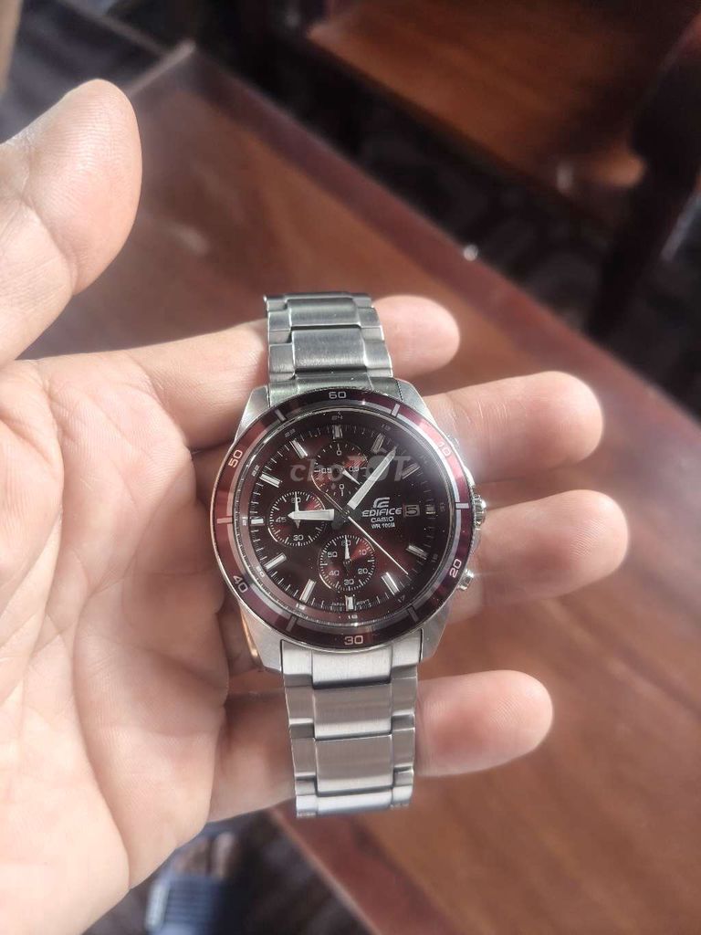 Casio Edifice EFR-526D-5AVUDF Nam Thép Bạc Đỏ. Mua bán Đồng hồ tại Huyện Chợ Mới An Giang được đăng bởi Tam Nguyen hình 1