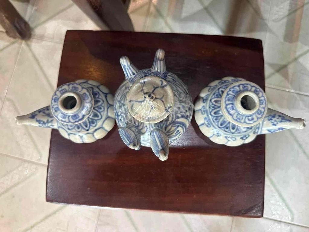 Đồ decor Gốm sứ Trắng, Xanh. Mua bán Cây cảnh, đồ trang trí tại Quận Đống Đa Hà Nội được đăng bởi ba duy hình 1