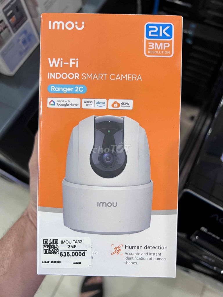 Camera IMOU Ranger 2C 2K 3MP. Mua bán Máy ảnh, Máy quay tại Huyện Bàu Bàng Bình Dương được đăng bởi Nguyễn Khánh Quỳnh hình 1