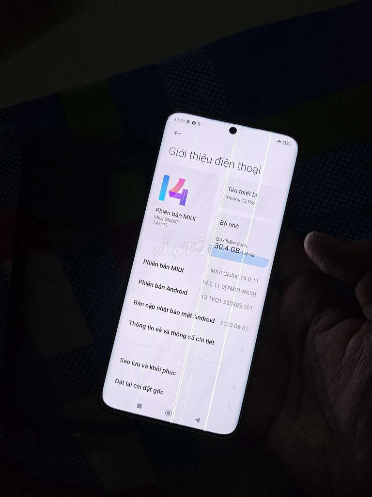 Xiaomi 13 Pro 8GB/128GB Đen. Mua bán Điện thoại tại Huyện Hóc Môn Tp Hồ Chí Minh được đăng bởi TH hình 1