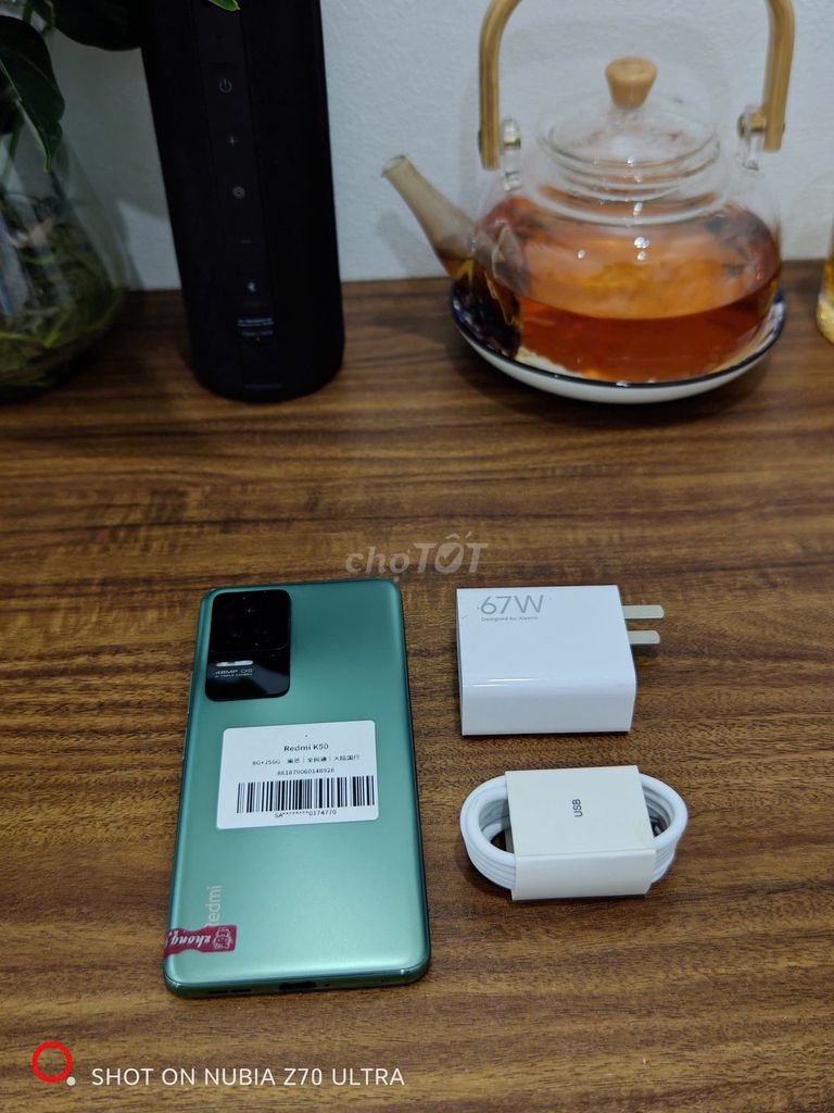 Redmi K50 5G 8/256 Xanh sạc 67w có ship COD. Mua bán Điện thoại tại Quận Ba Đình Hà Nội được đăng bởi Android Top hình 1