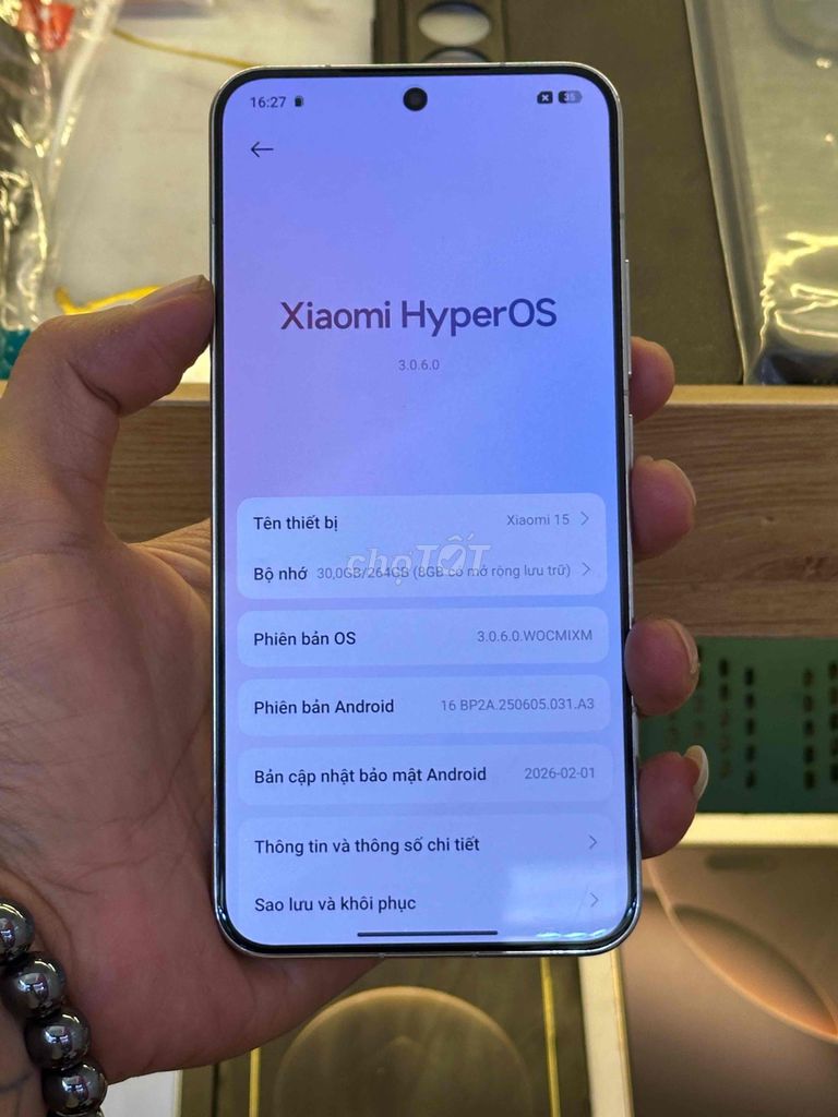 Xiaomi 15 12GB/256GB Bạc. Mua bán Điện thoại tại Quận Đống Đa Hà Nội được đăng bởi Nguyễn Đình Khánh hình 1