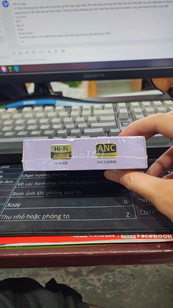 Tai nghe Realfit F2 Max Tím. Mua bán Tivi, Âm thanh tại Quận 3 Tp Hồ Chí Minh được đăng bởi Thanh Phương  hình 1