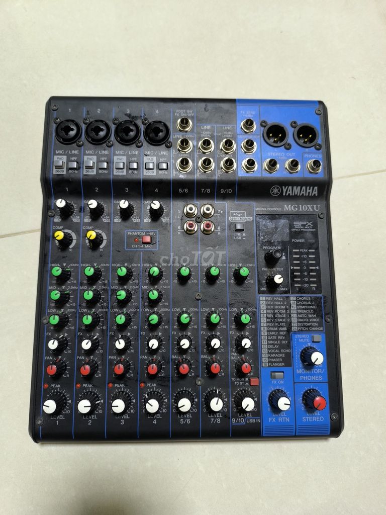 Bàn trộn âm thanh Yamaha MG10XU Đen. Mua bán Tivi, Âm thanh tại Thành phố Mỹ Tho Tiền Giang được đăng bởi Thanh Toàn hình 1