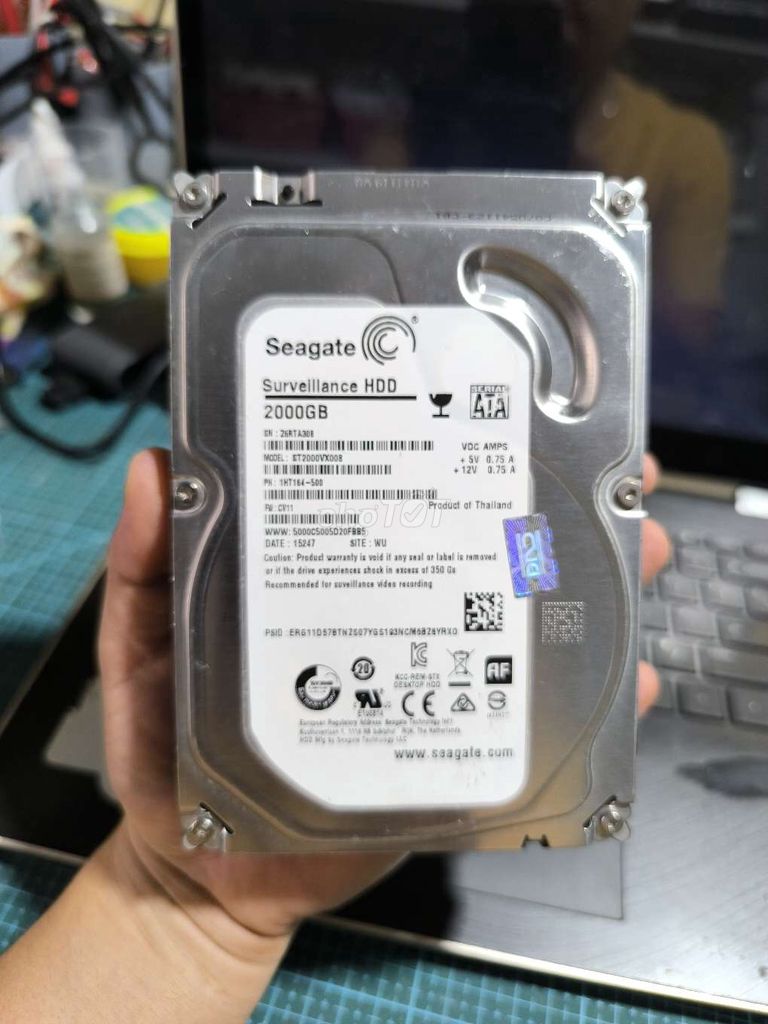 BÁN Ổ cứng HDD 2TB SEAGATE Surveillance chuyên CAM