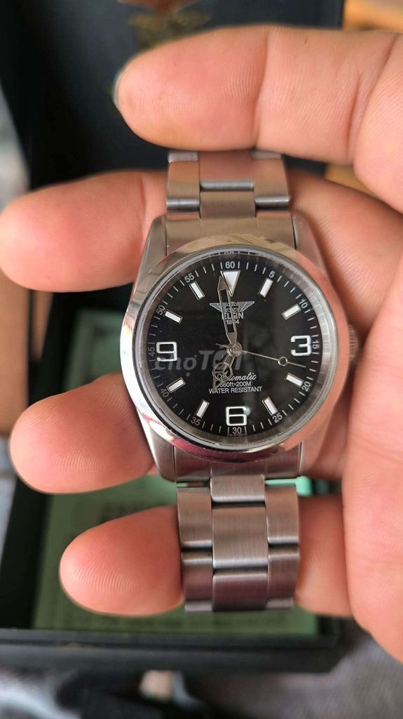 Đồng hồ Elgin Tự động  mới nguyên hộp Kim loại Bạc. Mua bán Đồng hồ tại Quận Cẩm Lệ Đà Nẵng được đăng bởi minh hình 1