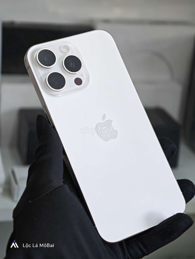 Apple iPhone 15 Pro Max 256GB Trắng. Mua bán Điện thoại tại Thành phố Đà Lạt Lâm Đồng được đăng bởi Lộc Lá Mô Bai hình 1