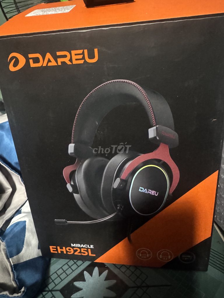 Tai nghe DAREU EH925L Đen đỏ. Mua bán Tivi, Âm thanh tại Huyện Phú Vang Thừa Thiên Huế được đăng bởi Tên chưa cung cấp hình 1