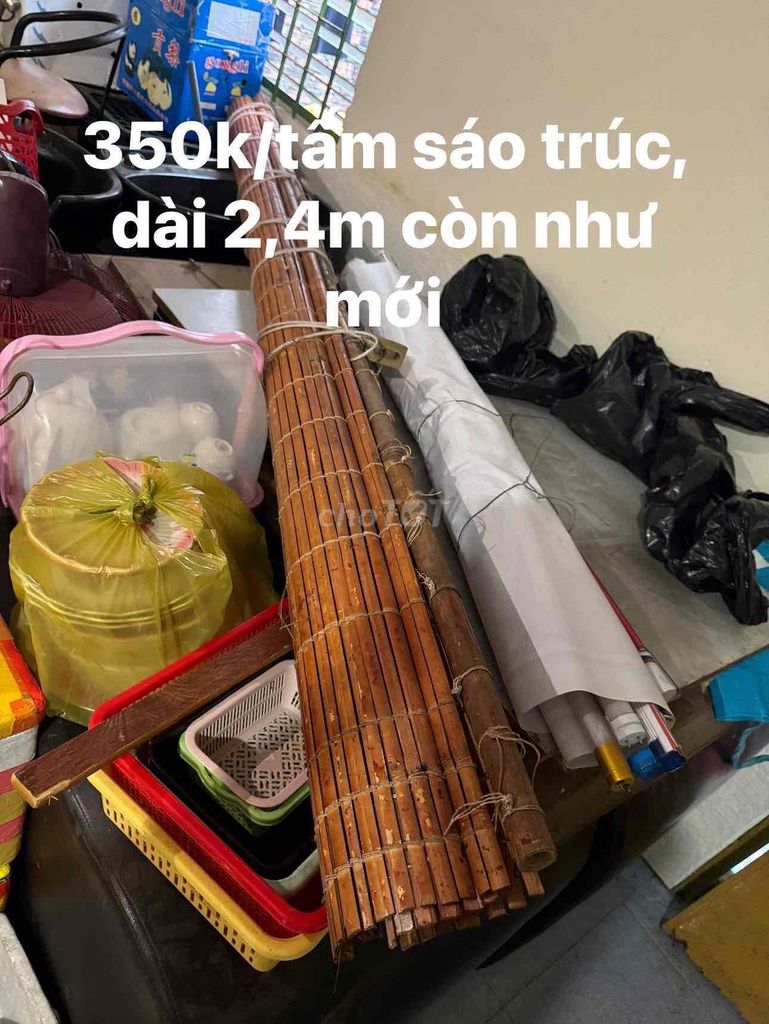 Tấm sáo trúc Tre 2.4m Như mới. Mua bán Nội thất, đồ gia dụng khác tại Huyện Long Điền Bà Rịa - Vũng Tàu được đăng bởi Lâm Hương hình 1
