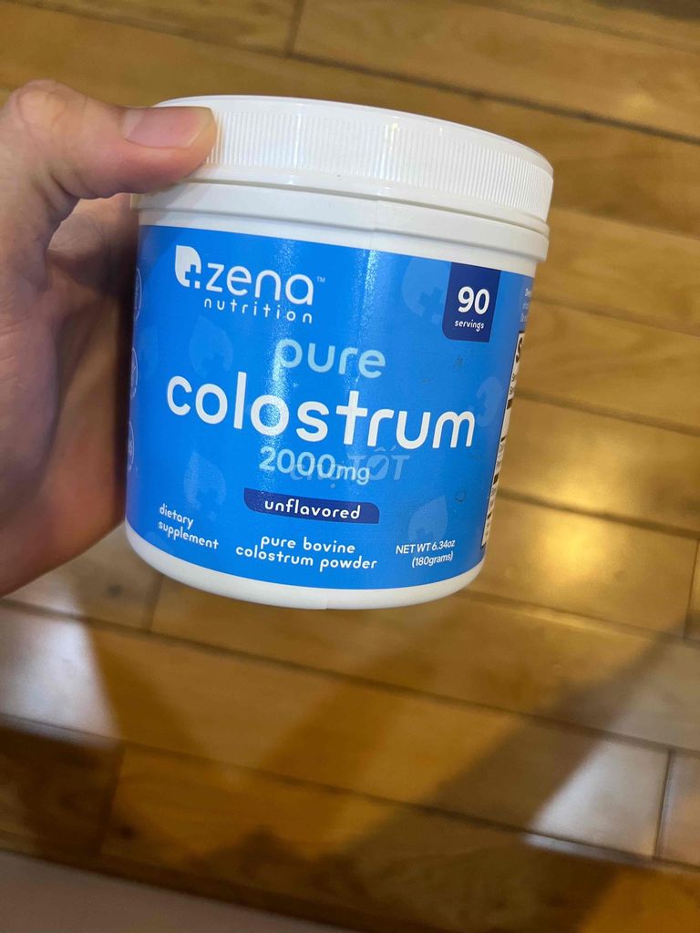 Sữa non Zena Nutrition Pure Colostrum 2000mg. Mua bán Đồ ăn, thực phẩm và các loại khác tại Quận 4 Tp Hồ Chí Minh được đăng bởi Harry Luong hình 1