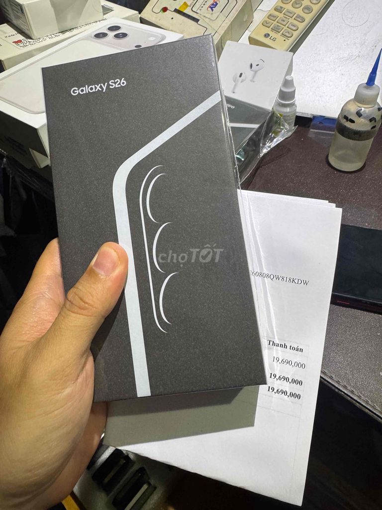 Samsung S26 PINKGOLD Mới nguyên seal. Mua bán Điện thoại tại Thành phố Thủ Đức Tp Hồ Chí Minh được đăng bởi Minh Sang Store Góp Bao Nợ Xấu hình 1