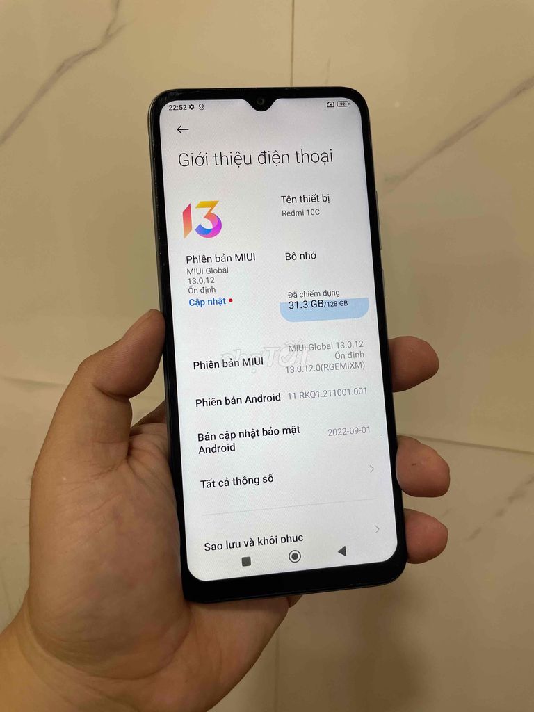 Xiaomi Redmi 10C, 4/128Gb. Mua bán Điện thoại tại Huyện Châu Thành Bến Tre được đăng bởi Minh Trí hình 1
