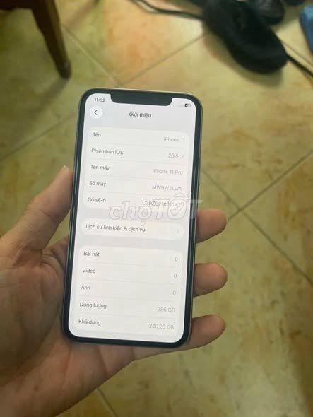 Apple iPhone 11 Pro 256GB Trắng. Mua bán Điện thoại tại Quận 5 Tp Hồ Chí Minh được đăng bởi Hội Đồ Điện Tử hình 1