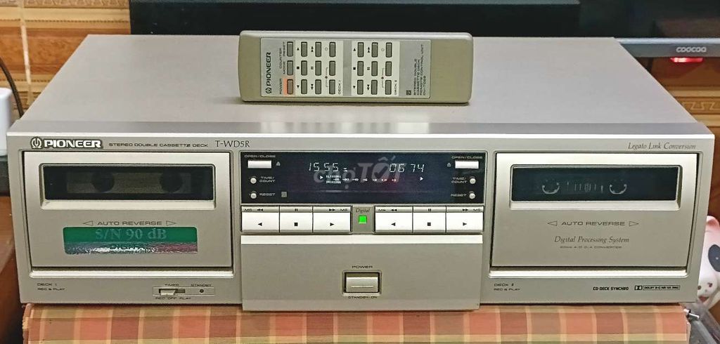 Đầu Cassette Pioneer T-WD5R kèm khiển zin. Mua bán Tivi, Âm thanh tại Quận Bắc Từ Liêm Hà Nội được đăng bởi Mac Van hình 1