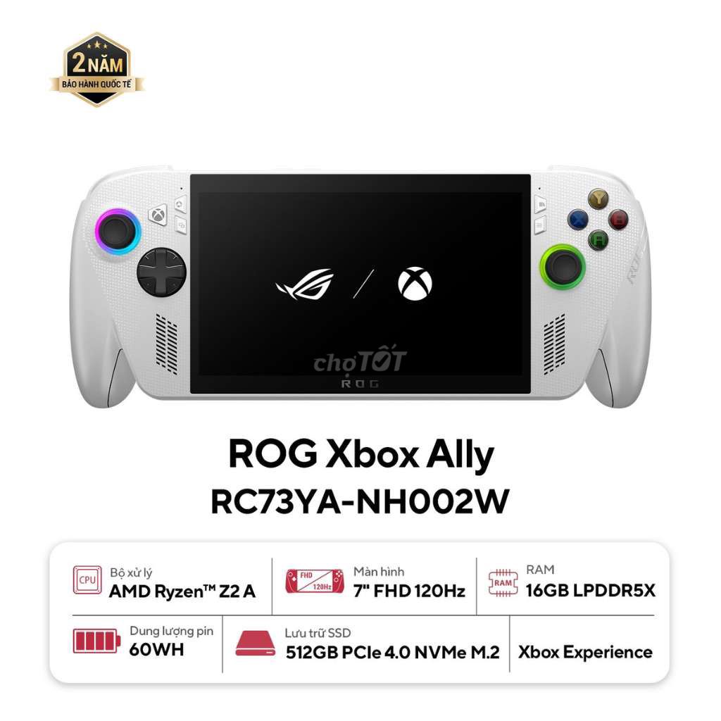 ROG Xbox Ally RC73YA-NH002W 16GB/512GB Trắng. Mua bán Thiết bị chơi game tại Huyện Bến Cầu Tây Ninh được đăng bởi đôi dép lào hình 1
