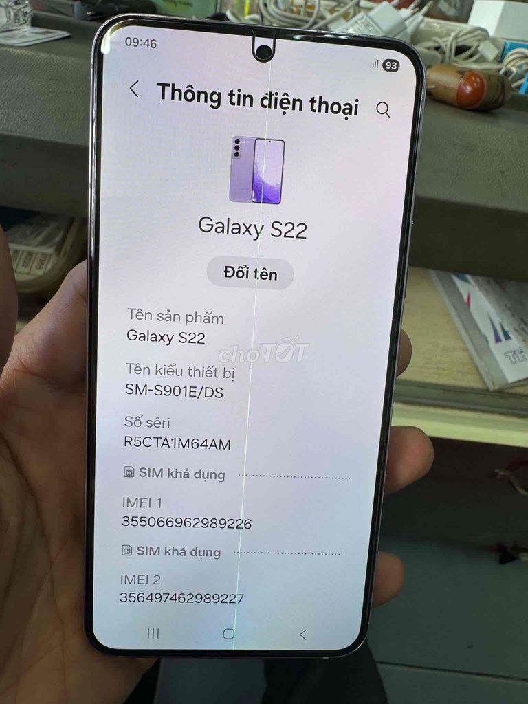 Samsung Galaxy S22 128GB Tím cty 2sim vat lý. Mua bán Điện thoại tại Quận Phú Nhuận Tp Hồ Chí Minh được đăng bởi Nguyễn Phú Chánh hình 1