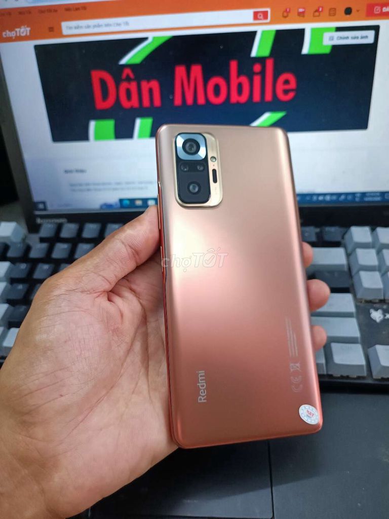 XIAOMI REDMI NOTE 10 PRO 8GB.128GB SNAP 732G MƯỢT