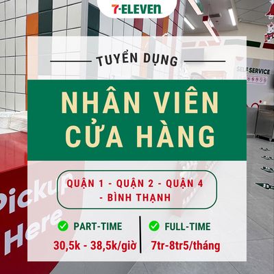 [TRUNG TÂM] TUYỂN DỤNG 35 NHÂN VIÊN CỬA HÀNG
