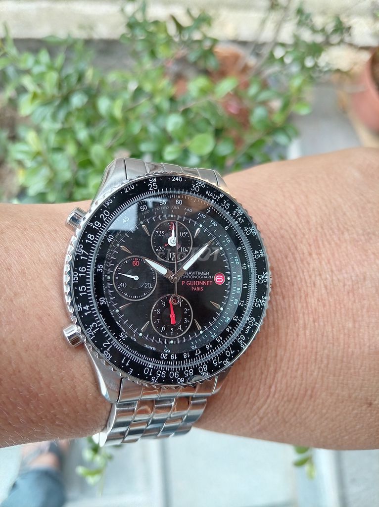 Đồng hồ P. Guionnet Navitimer Chronograph Nam Bạc. Mua bán Đồng hồ tại Quận 10 Tp Hồ Chí Minh được đăng bởi Đoàn manh vương hình 1