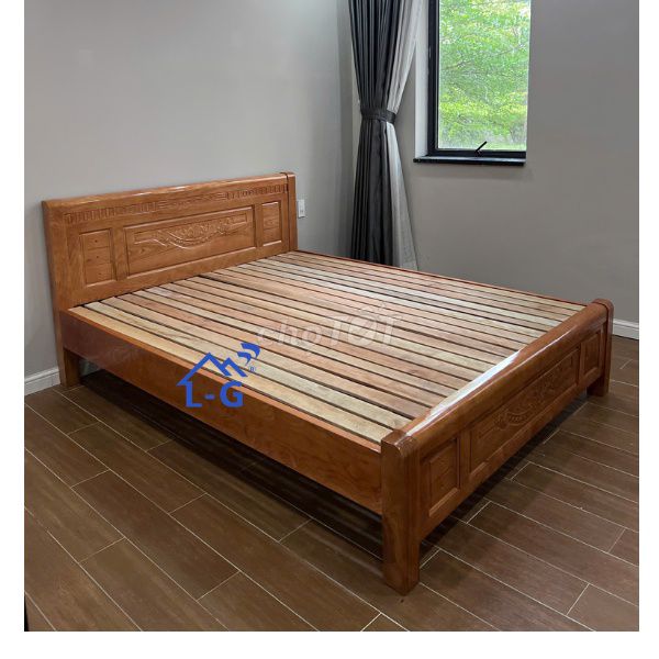 GIƯỜNG GỖ SỒI%GIƯỜNG GỖ SỒI@@GIƯỜNG GỖ SỒI!!GIƯỜNG. Mua bán Giường, chăn ga gối nệm tại Thành phố Thủ Dầu Một Bình Dương được đăng bởi NỘI THẤT LÂM GIA PHÁT  hình 1