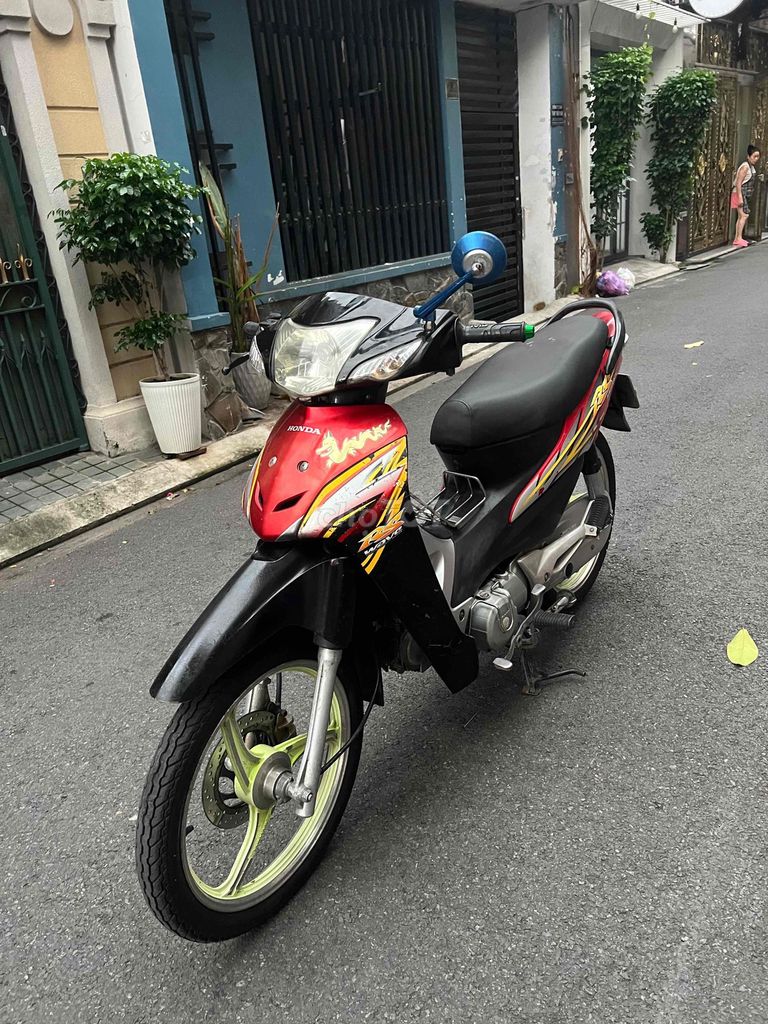 Honda Wave Красно-черный Японский