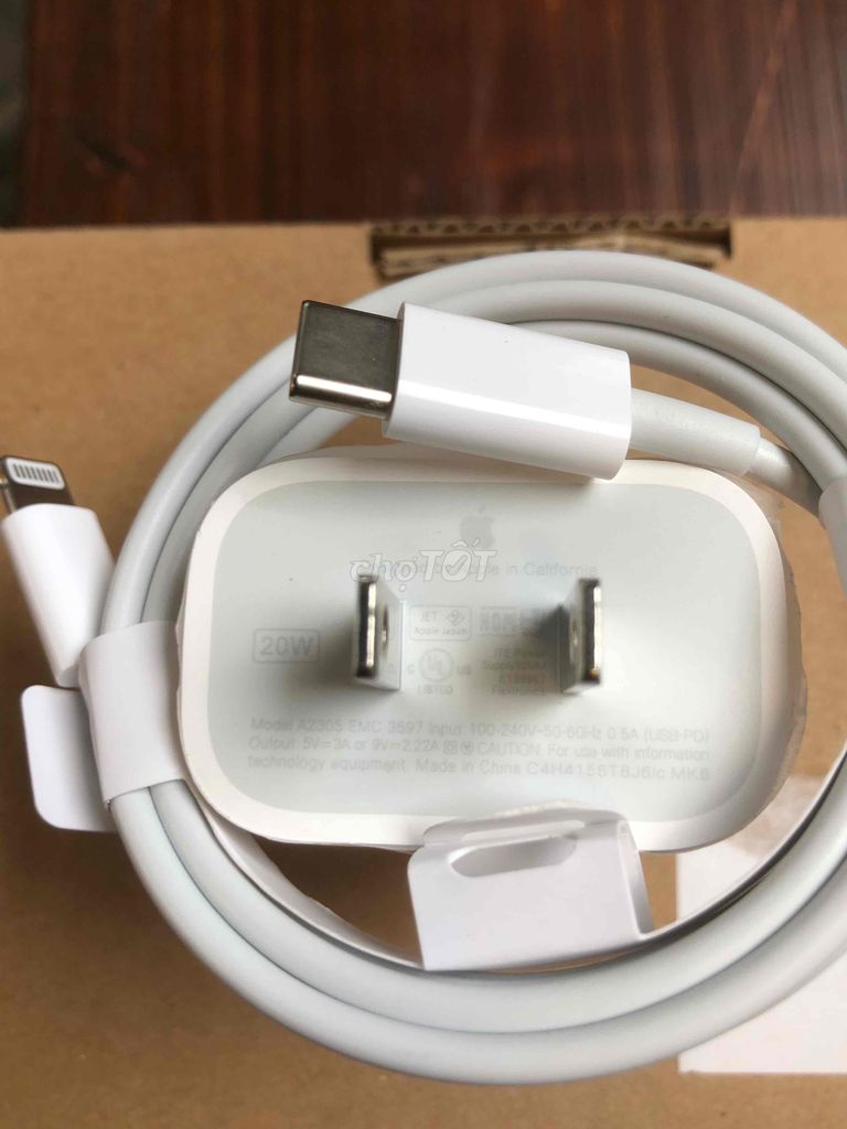 Bán bộ sạc nhanh 20W zin Apple cho ip 14 15 Max