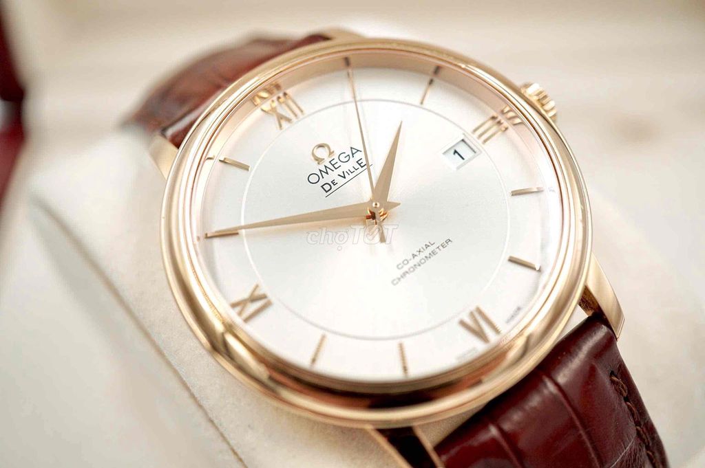 Omega De Ville Prestige Vàng hồng 18K 39.5mm. Mua bán Đồng hồ tại Quận Đống Đa Hà Nội được đăng bởi Hải Long hình 1